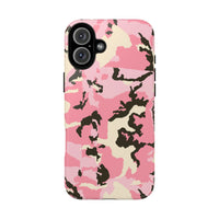 Stylish Pink Camouflage Phone Case – Tough Cases for Trendsetters