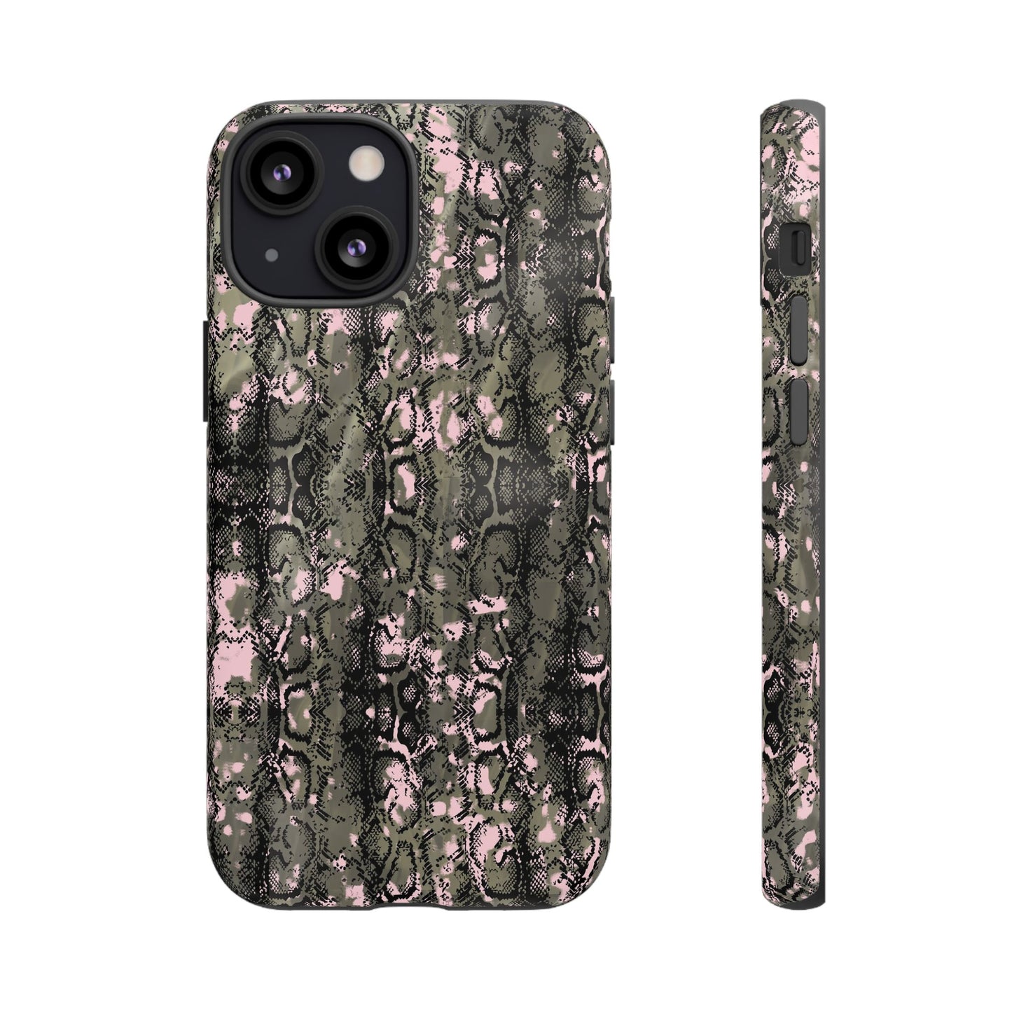Stylish Snake Print Phone Case for Tough Protection