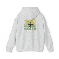 Summer Surf Vibes Hoodie – Unisex Heavy Blend™ Sweatshirt for Beach Lovers, Perfect Gift for Surfing, Casual Wear, Summer