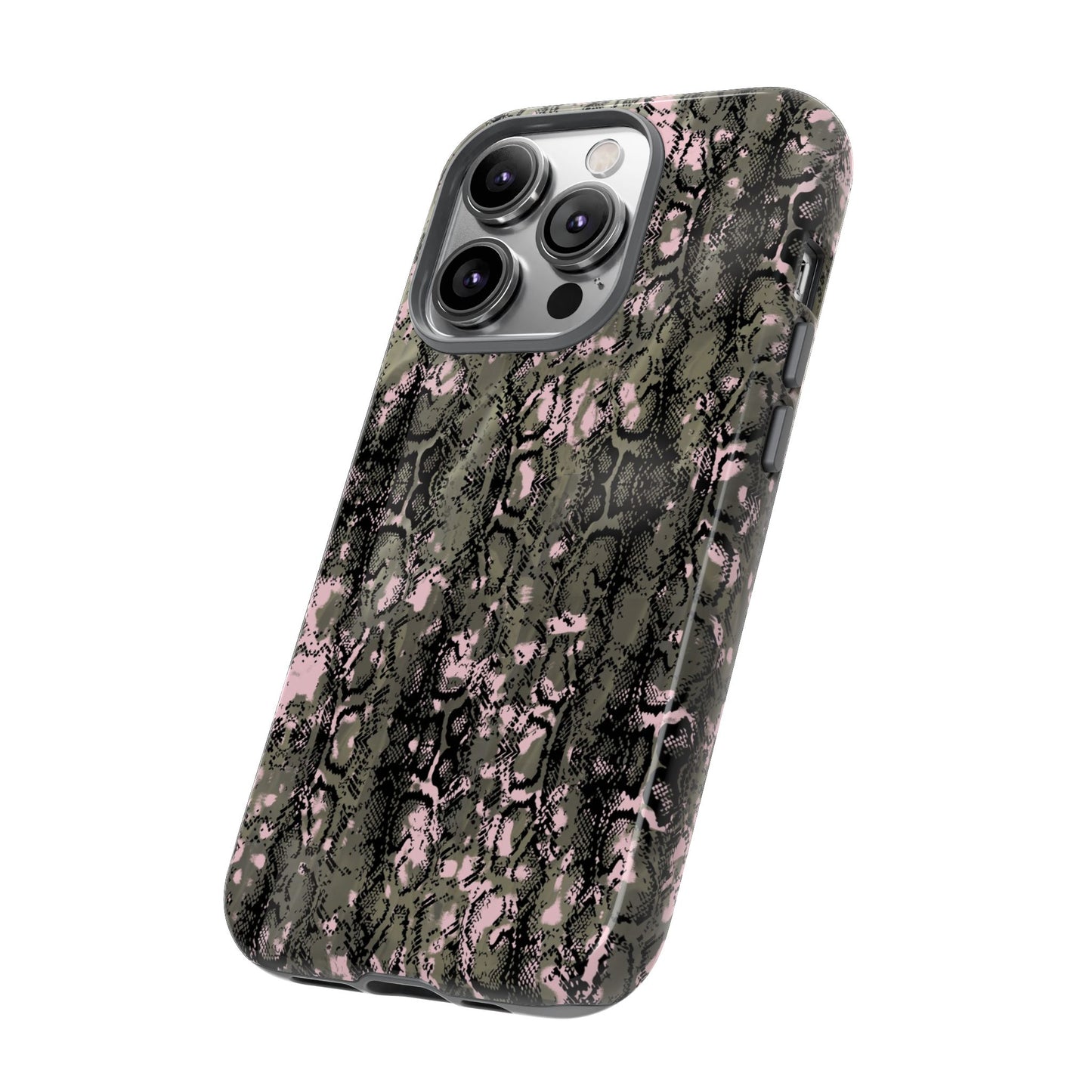 Stylish Snake Print Phone Case for Tough Protection
