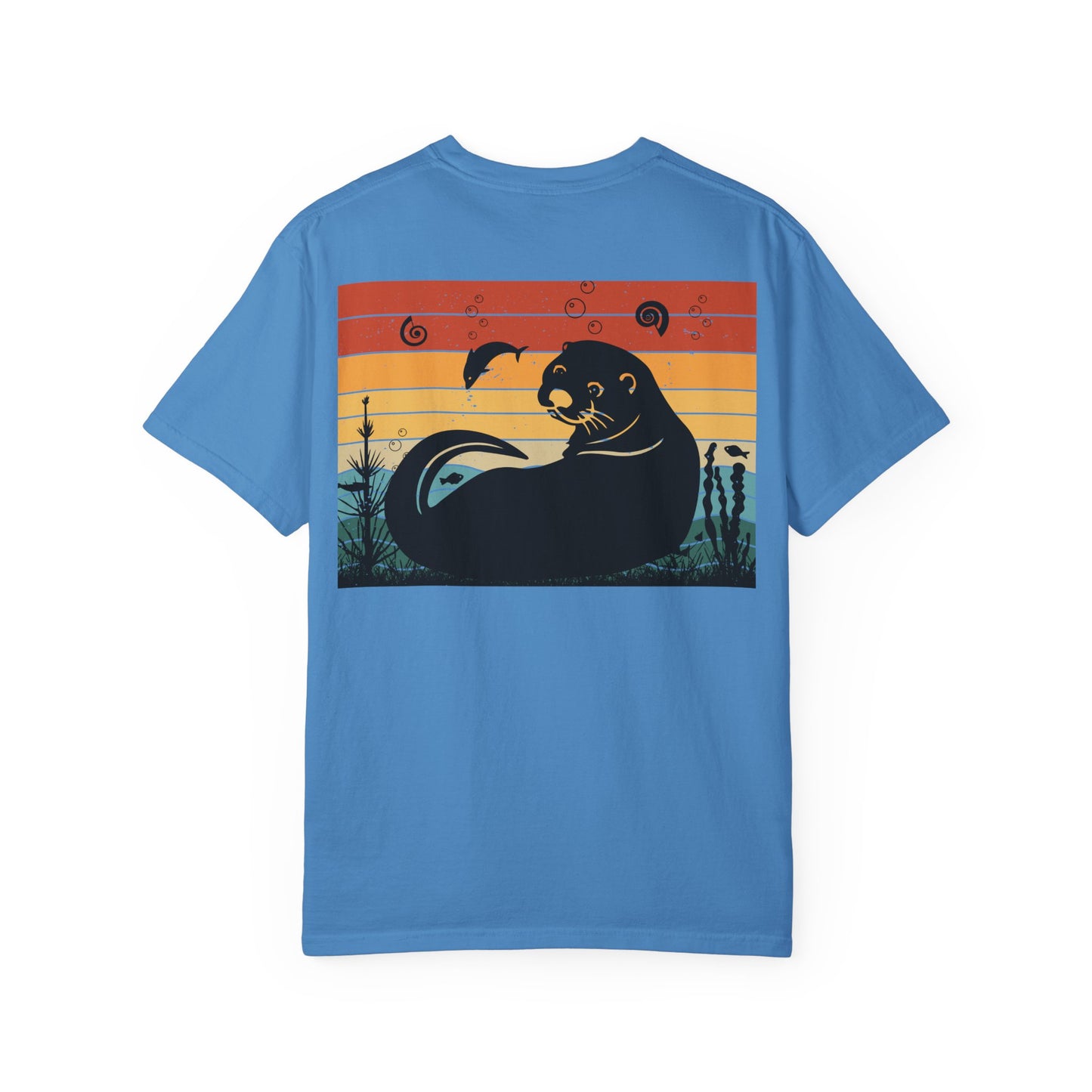 Retro Otter Graphic Unisex T-Shirt – Perfect for Animal Lovers