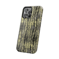 Stylish Snake Skin Magnetic Tough Case - Durable Protection for Your Phone
