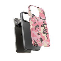 Stylish Pink Camouflage Phone Case – Tough Cases for Trendsetters