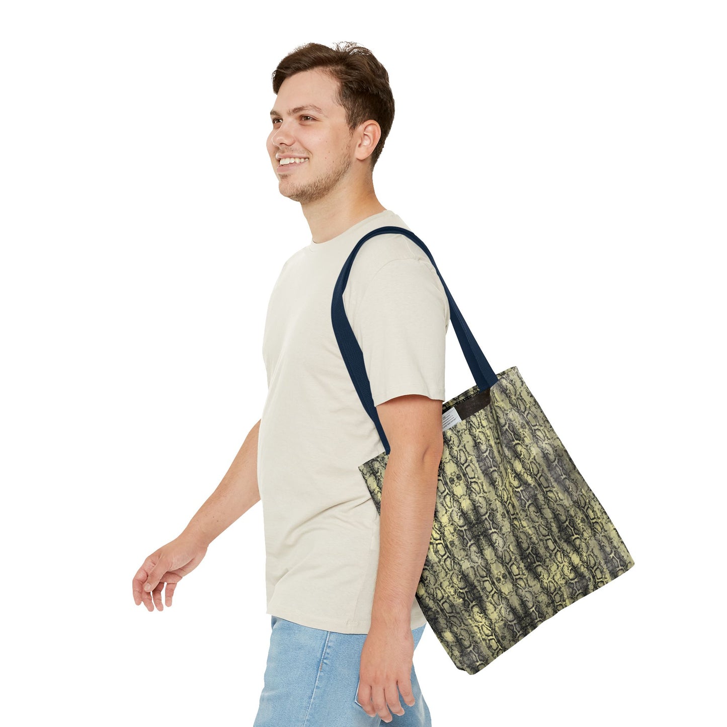 Stylish Snake Print Tote Bag – Eco-Friendly, Perfect for Everyday Use