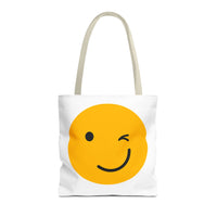 Smiley Face Tote Bag - Fun and Cheerful Everyday Accessory