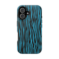 Zebra Print Magnetic Tough Case for iPhone - Durable & Stylish Phone Protection