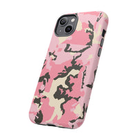 Stylish Tough Phone Case – Pink Camo Design for Bold Protection  Make a statement while keeping your phone safe with this eye-catching pink camouflage case that blends fashion with durability.