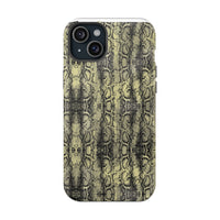 Stylish Snake Skin Magnetic Tough Case - Durable Protection for Your Phone