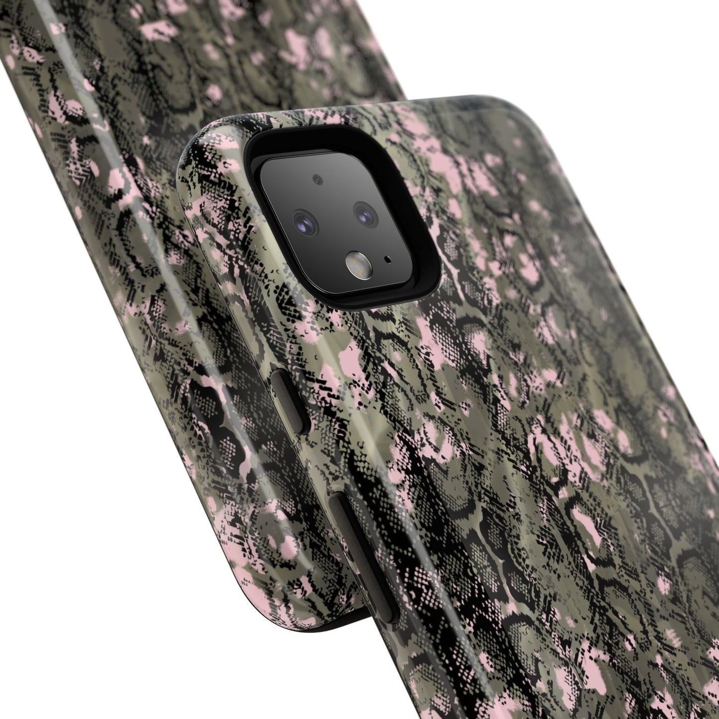 Stylish Snake Print Phone Case for Tough Protection