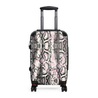Stylish Python Print Suitcase – Trendy Travel Luggage for Adventure Seekers