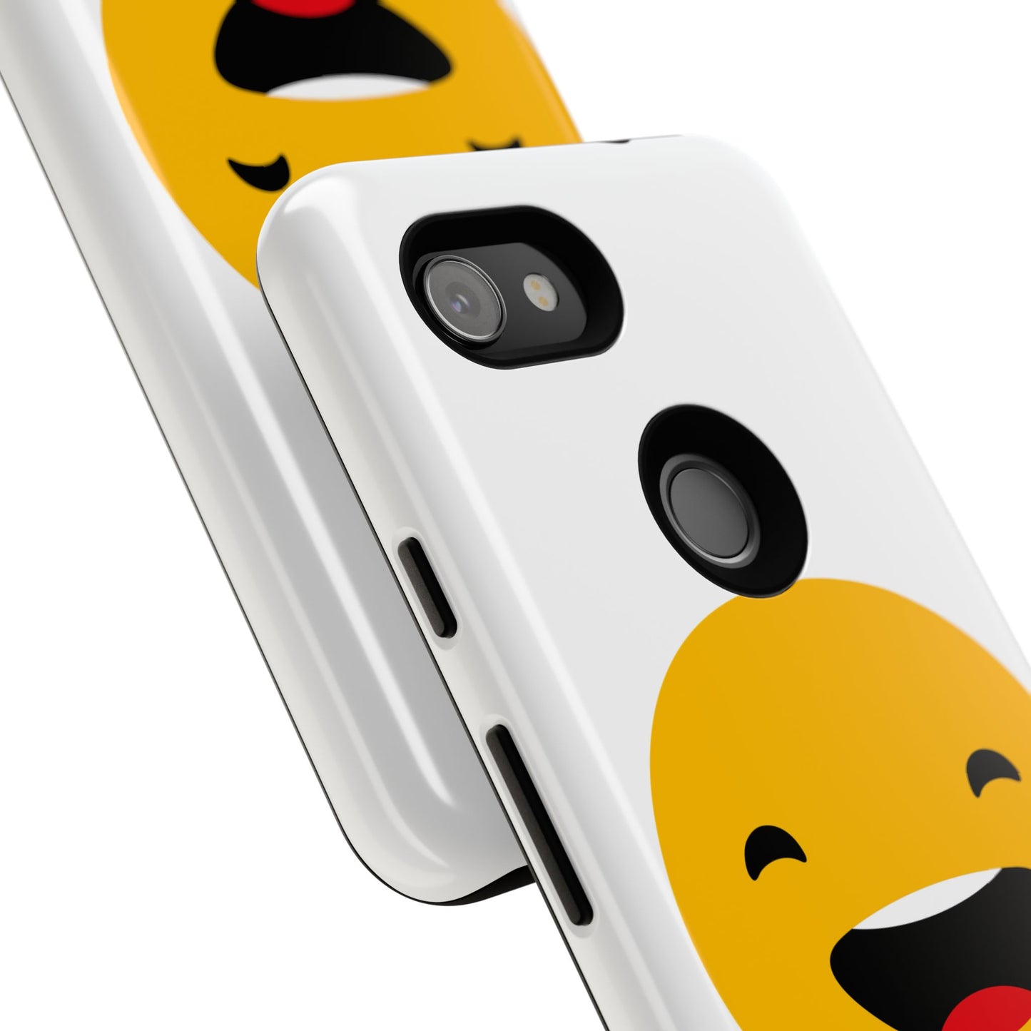 Happy Face Tough Phone Case - Durable Protection with Smile Design