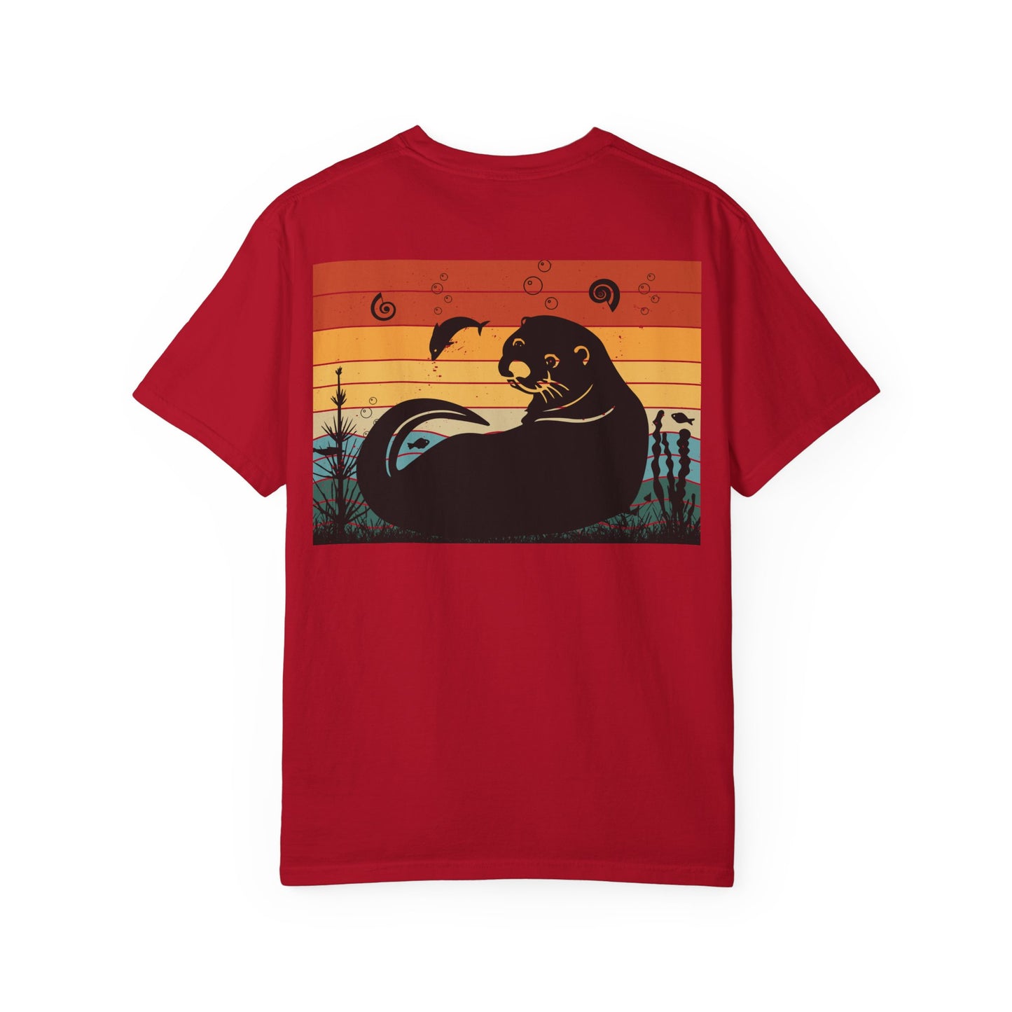 Retro Otter Graphic Unisex T-Shirt – Perfect for Animal Lovers