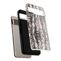 Stylish Snake Print Phone Case – Trendy Design, Tough Protection  Make a bold fashion statement while keeping your phone safe with this sleek and durable snake print case.