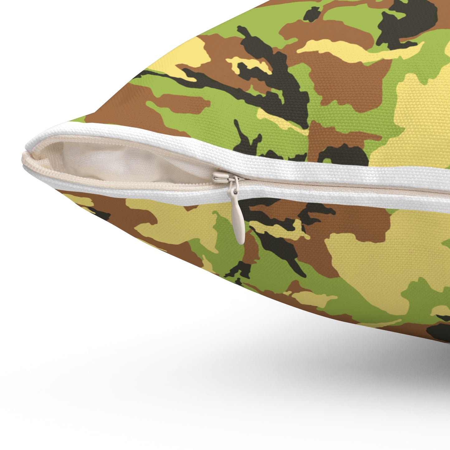Camo Square Pillow - Cozy Military-Inspired Decor for Outdoor Enthusiasts