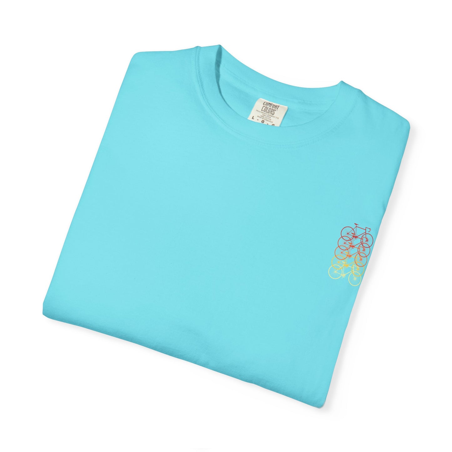 Gradient Bicycle Unisex T-Shirt - Perfect for Cycling Enthusiasts