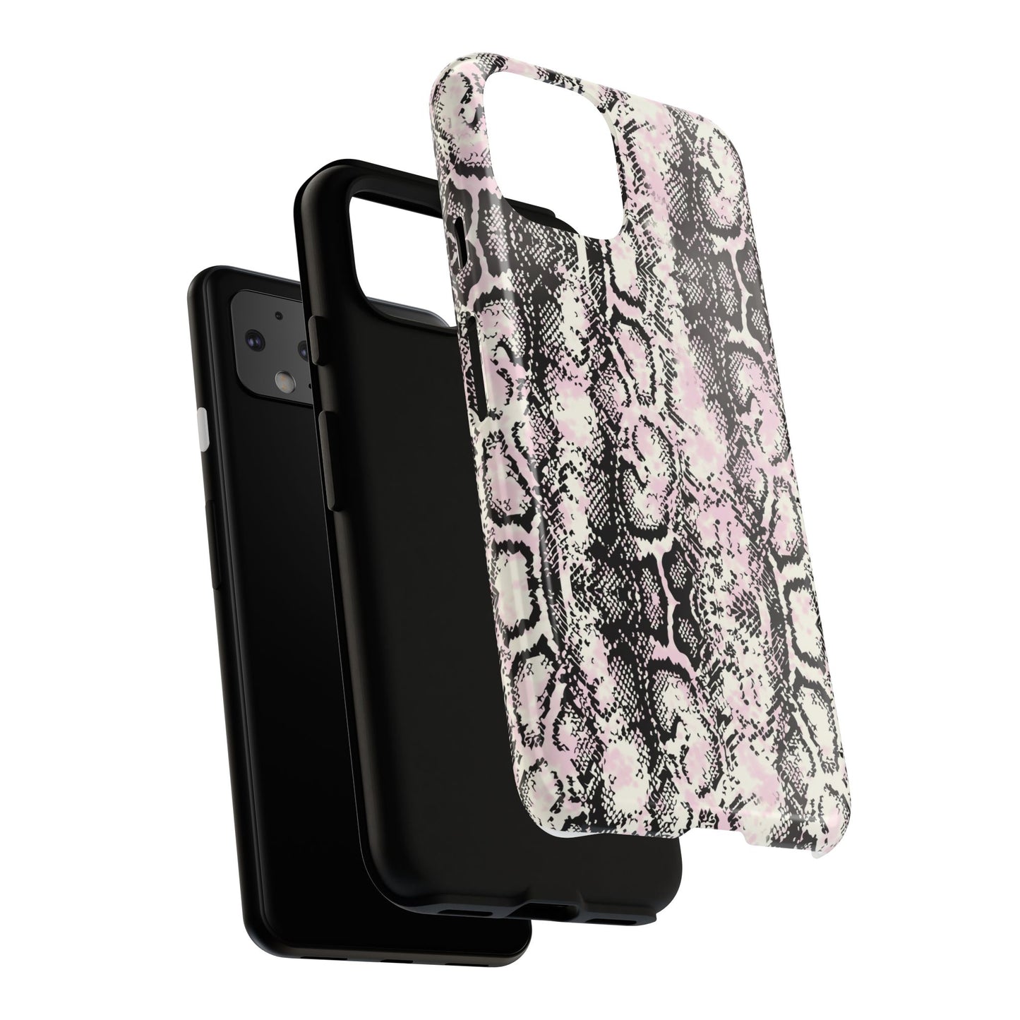 Stylish Snake Print Phone Case - Tough Protection for Trendsetters