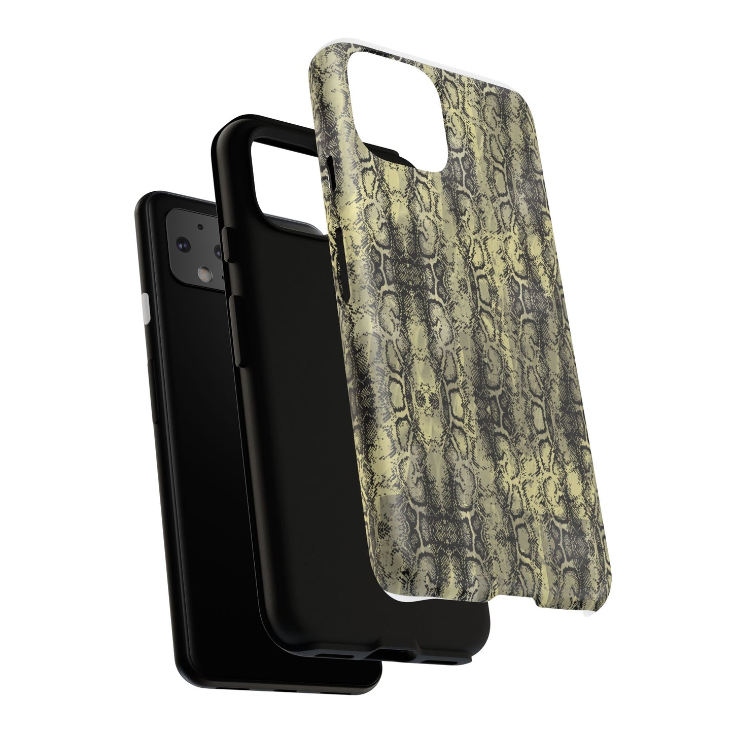 Snake Pattern Phone Case – Tough & Stylish Protection for Your Device  Show off your wild side while keeping your phone protected with this sleek snake pattern case—designed for both fashion and function.