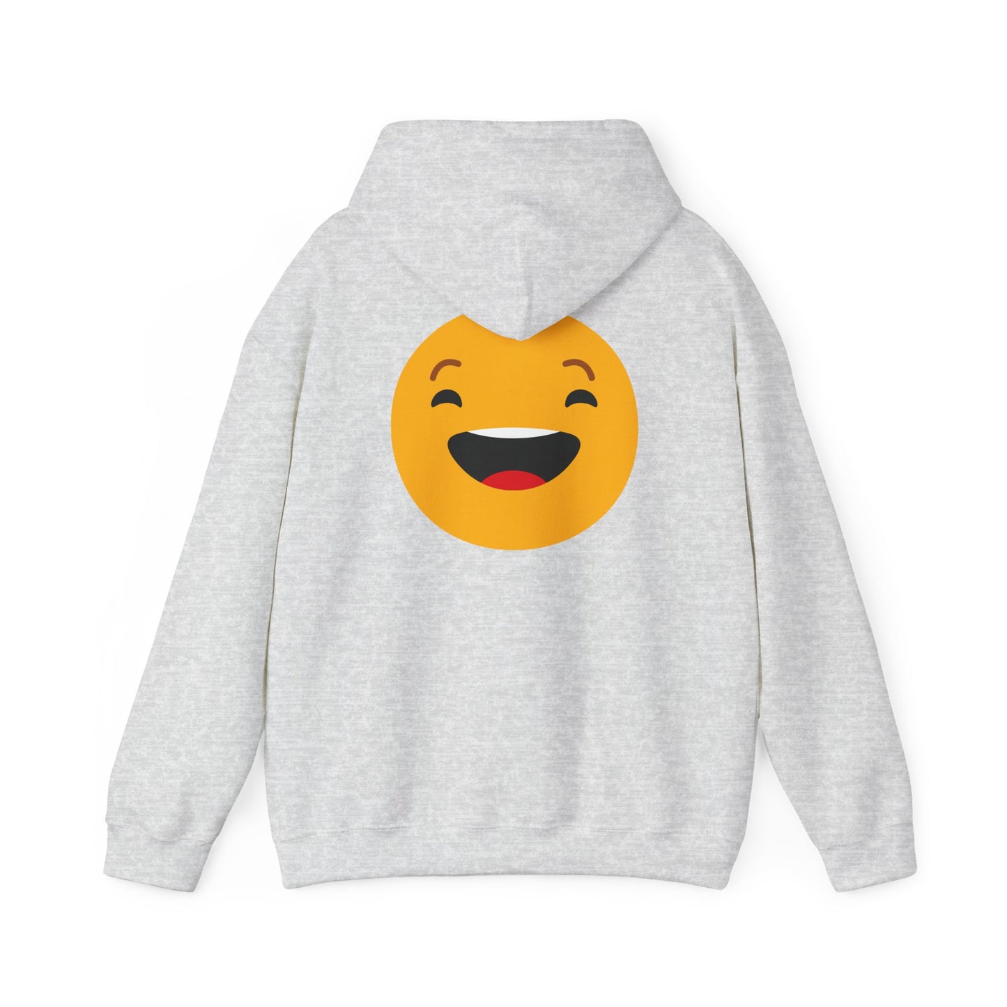 Funny Smile Emoji Hoodie - Unisex Heavy Blend™ Sweatshirt for Everyday Comfort