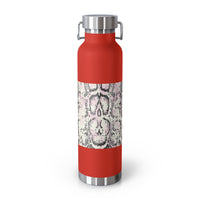 Trendy Snakeskin Insulated Water Bottle - 22oz - Perfect for Travel & Outdoor Adventures