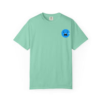 Unisex Garment-Dyed T-Shirt with Sad Emoji Design