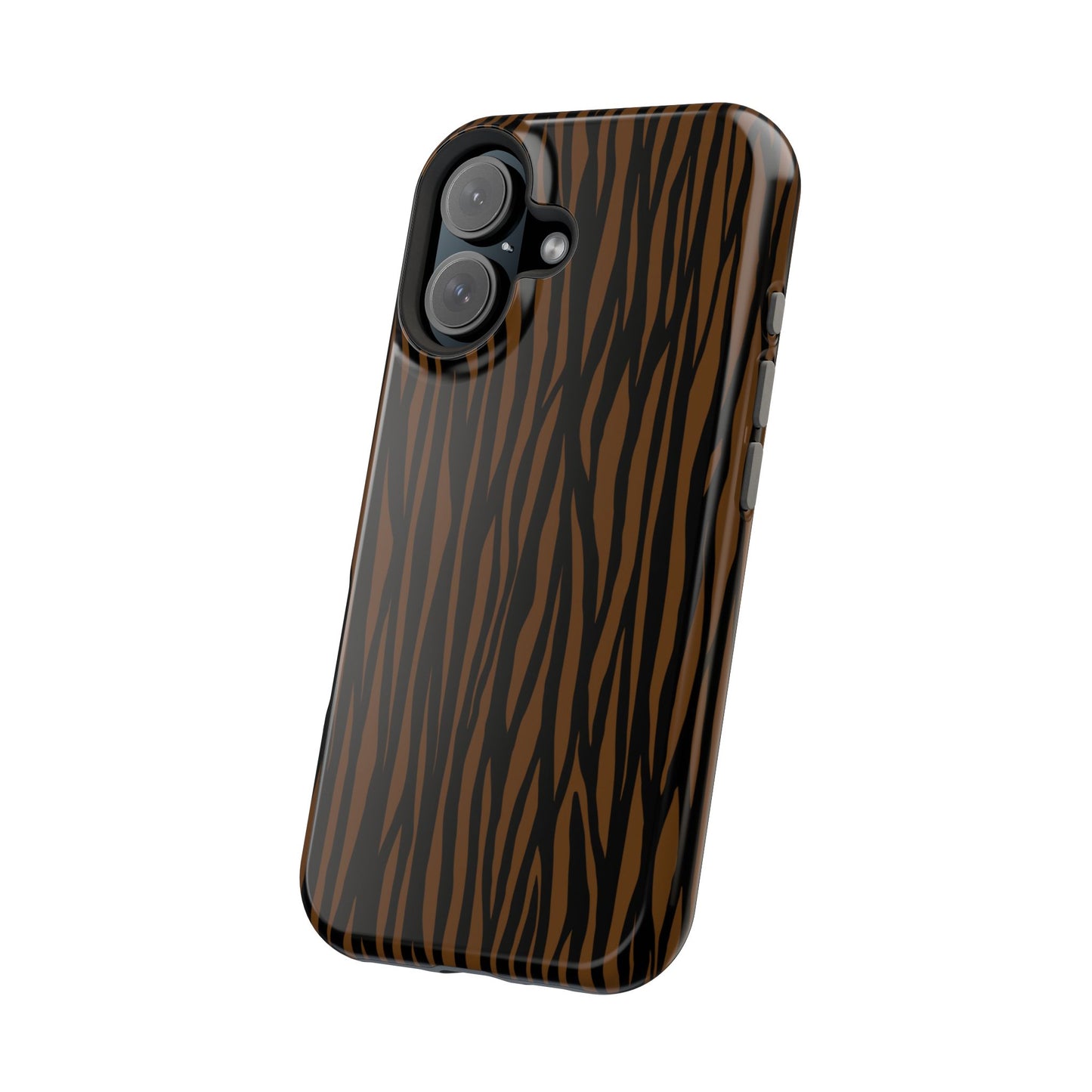 Stylish Magnetic Tough Phone Case - Bold Striped Design