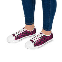 Fierce Pink Zebra Print Sneakers for Women