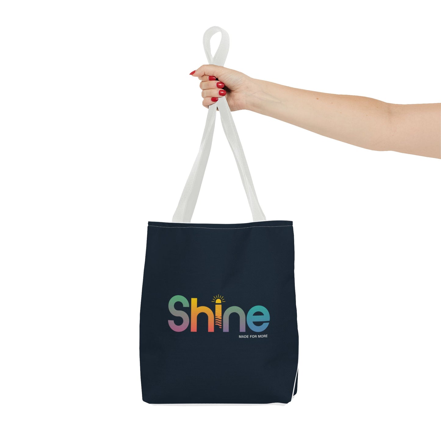 Inspirational Tote Bag - Shine, Motivational Gift, Reusable Shopping Bag, Eco-Friendly Fashion, Daily Use Bag