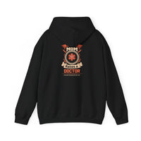 Mom Raises a Doctor Hooded Sweatshirt - Unisex Heavy Blend™