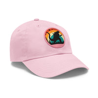 Adventure Dad Hat with Leather Patch – Perfect for Outdoor Enthusiasts
