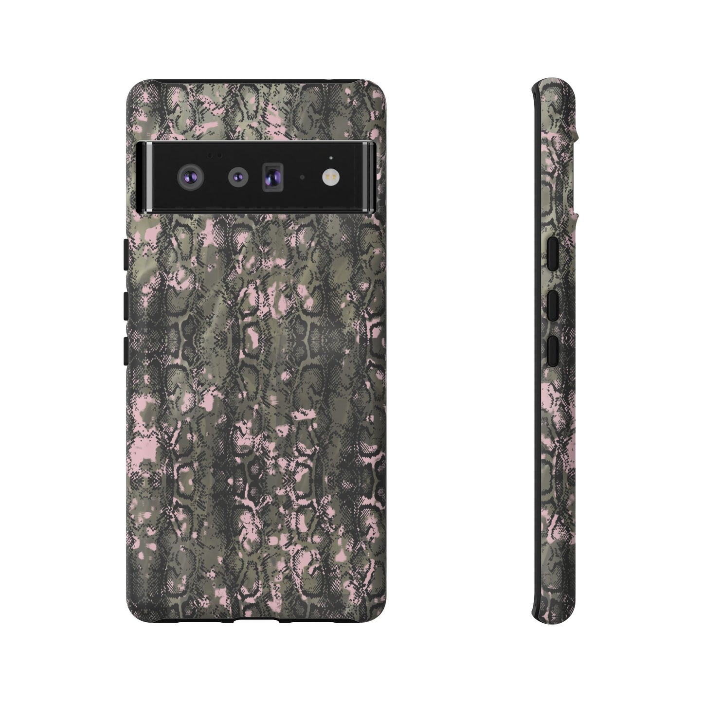 Stylish Snake Print Phone Case for Tough Protection