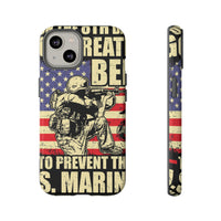 Military-Themed Phone Case - 'God Created Beer' Design
