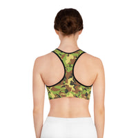 Stylish Camo Sports Bra for Active Women