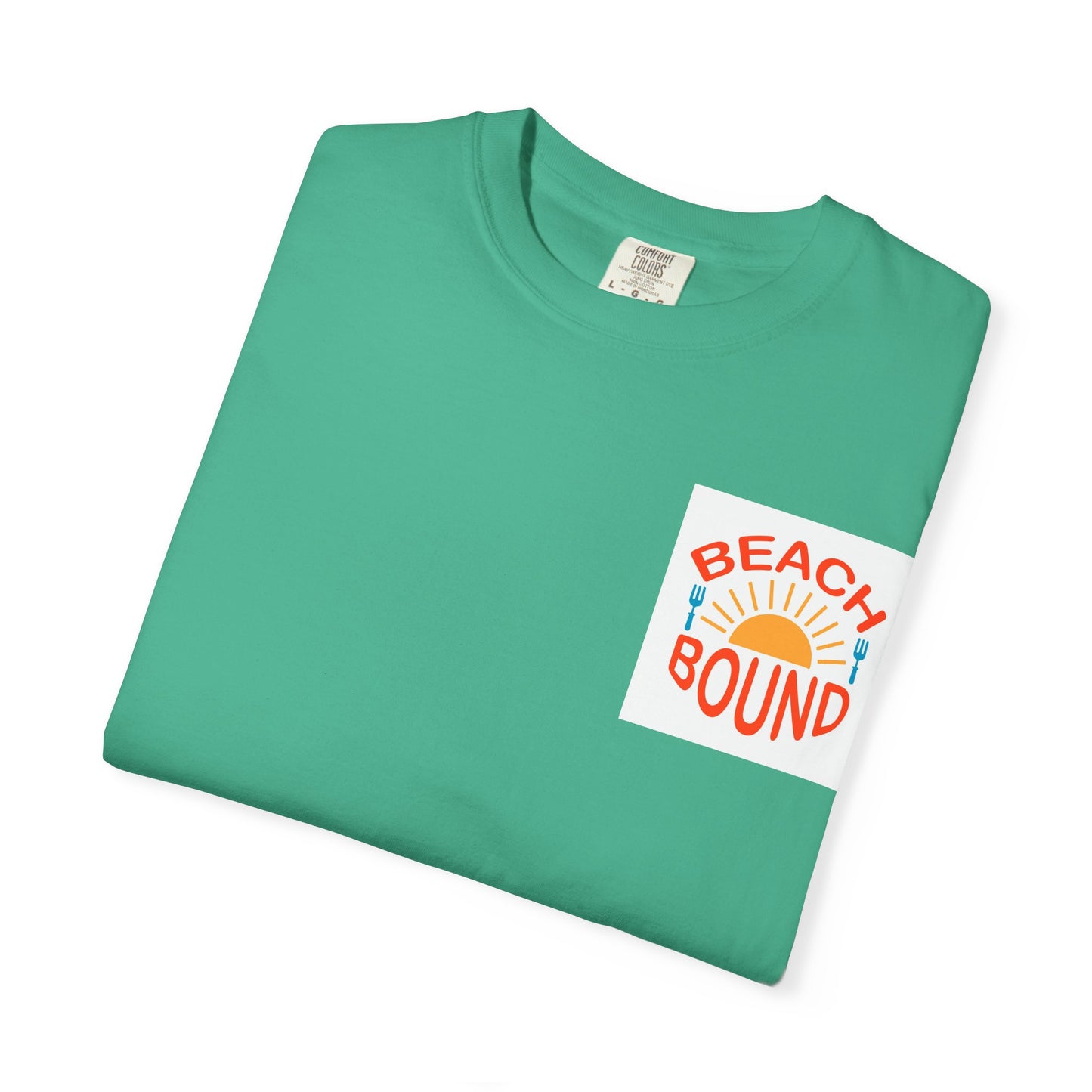 Beach Bound Unisex Garment-Dyed T-Shirt, Summer Vibes, Casual Wear, Beach Trip, Vacation Shirt, Outdoor Activities