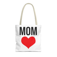 Mom Love Tote Bag | Perfect for Mother's Day, Birthday Gift, Grocery Shopping, Personalized Gift, Eco-Friendly