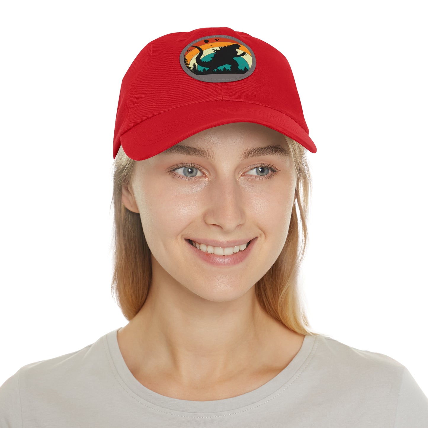 Adventure Dad Hat with Leather Patch – Perfect for Outdoor Enthusiasts