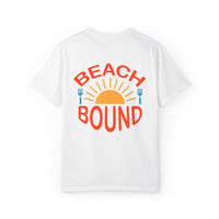 Beach Bound Unisex Garment-Dyed T-Shirt, Summer Vibes, Casual Wear, Beach Trip, Vacation Shirt, Outdoor Activities