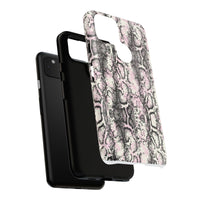 Stylish Snake Print Phone Case – Trendy Design, Tough Protection  Make a bold fashion statement while keeping your phone safe with this sleek and durable snake print case.