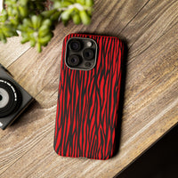 Bold Zebra Print Phone Case - Tough Protection for Trendsetters