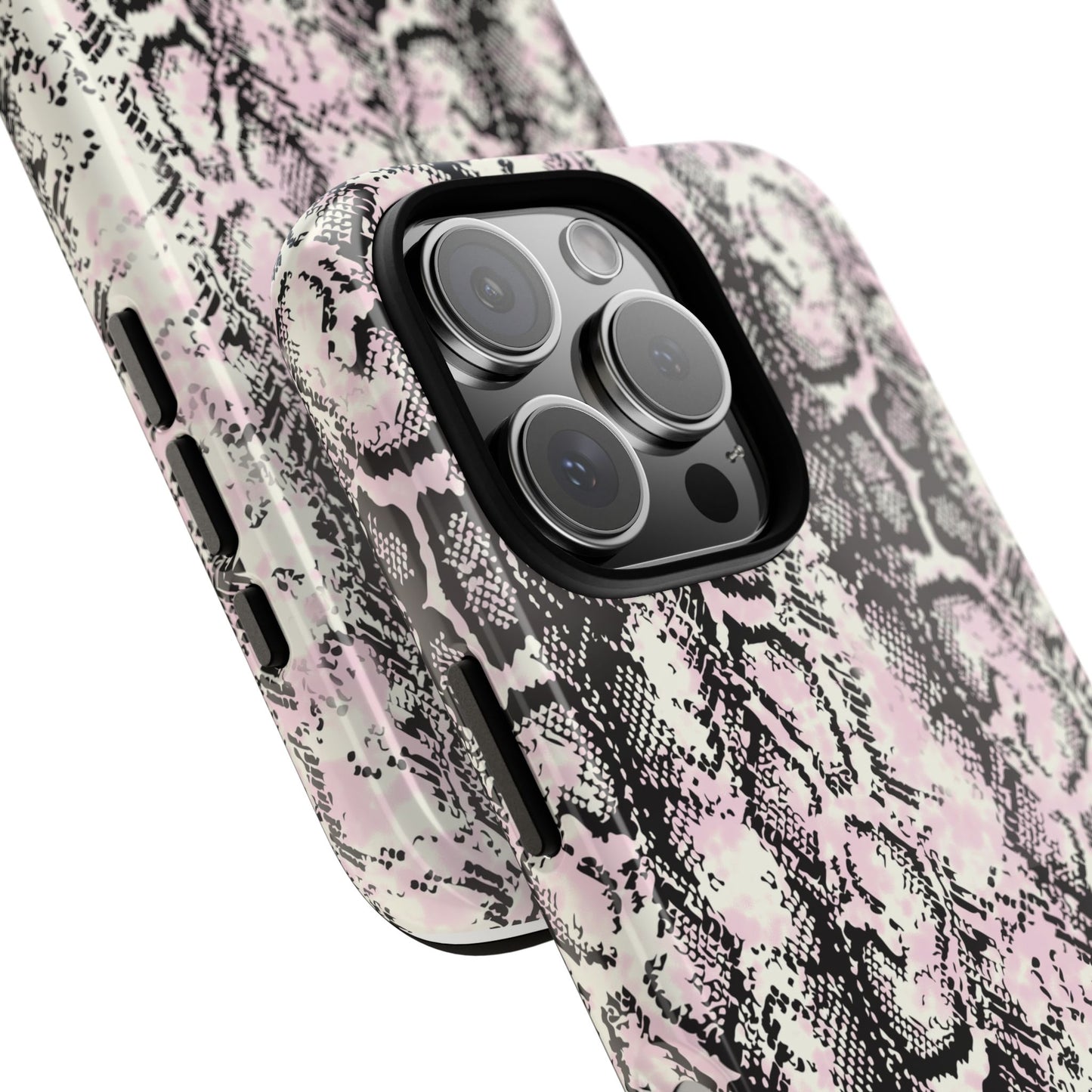 Stylish Snake Print Phone Case – Trendy Design, Tough Protection  Make a bold fashion statement while keeping your phone safe with this sleek and durable snake print case.