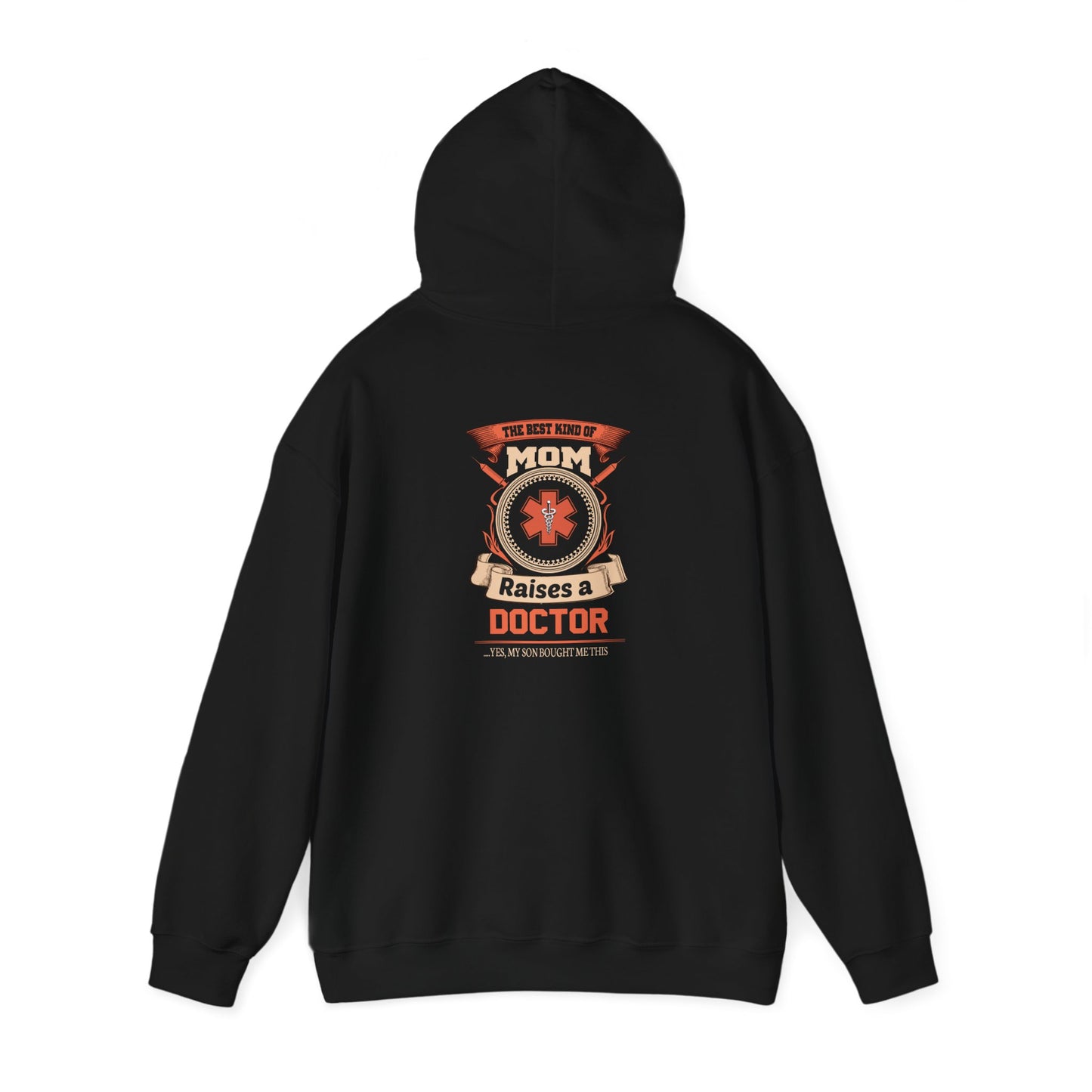 Mom Raises a Doctor Hooded Sweatshirt - Unisex Heavy Blend™