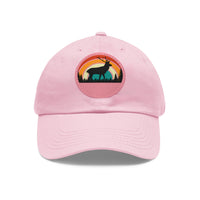 Rustic Style Dad Hat with Leather Patch - Perfect Gift for Outdoorsmen