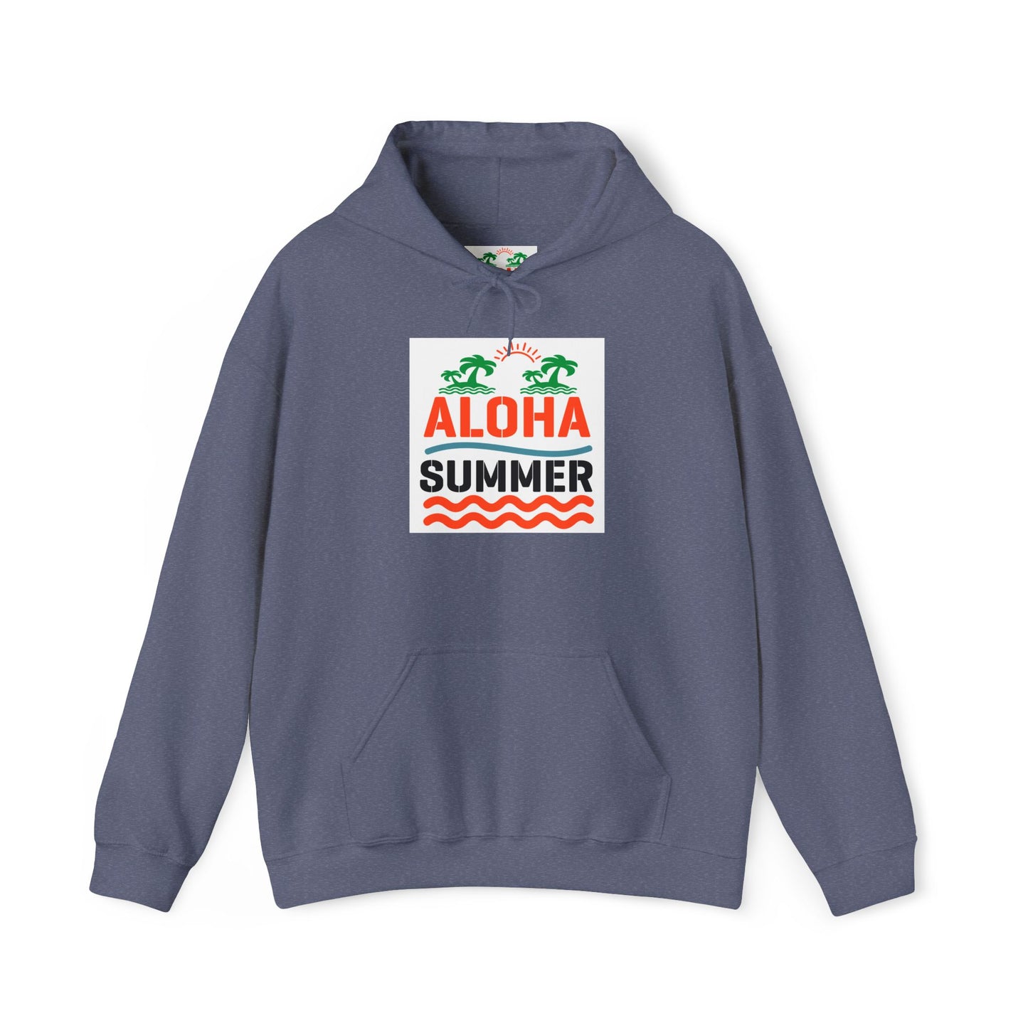 Aloha Summer Hoodie,Tropical Beach Wear,Unisex Sweatshirt,Vacation Outfit, Summer  iconic Waikiki Beach Oahu combines urban