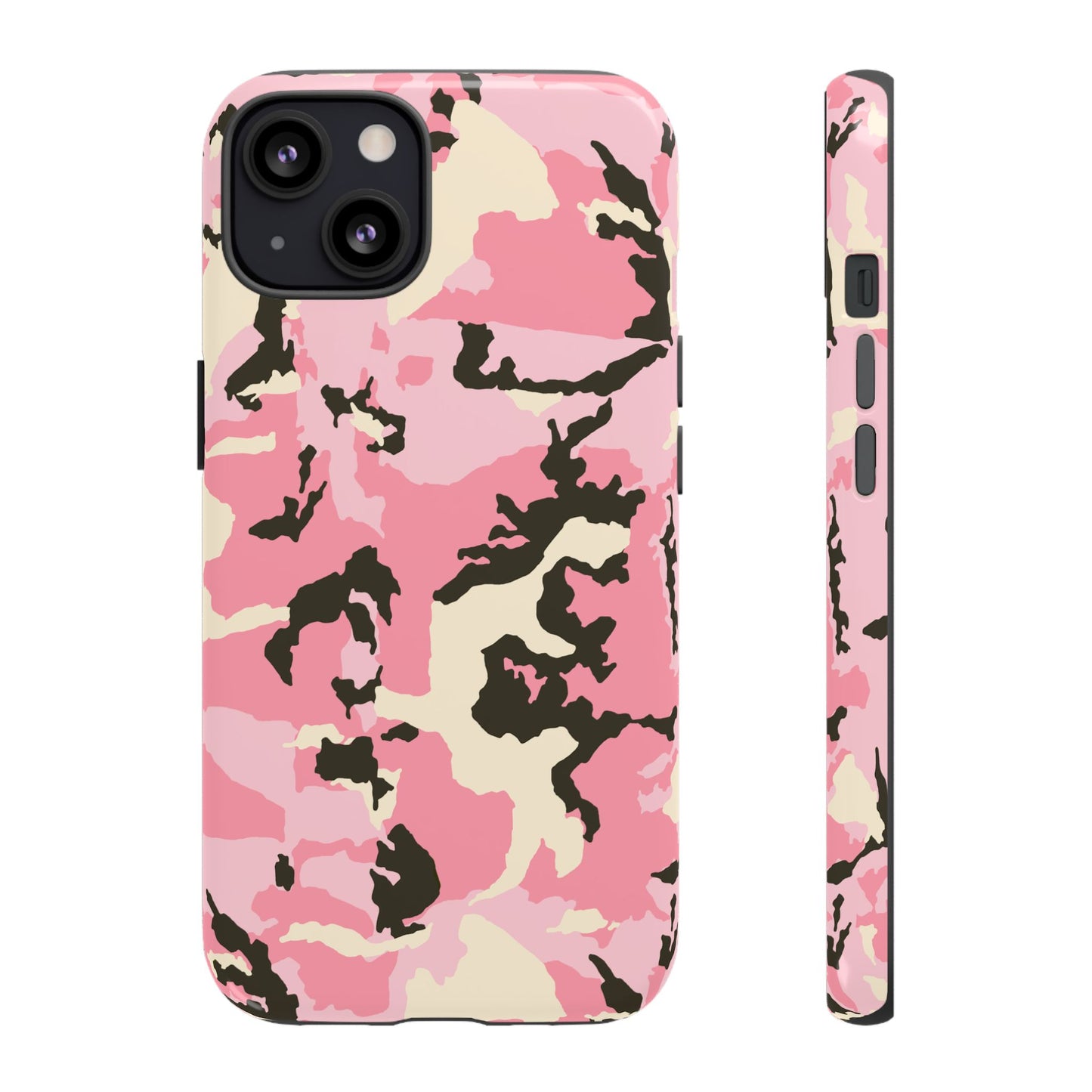 Stylish Pink Camouflage Phone Case – Tough Cases for Trendsetters