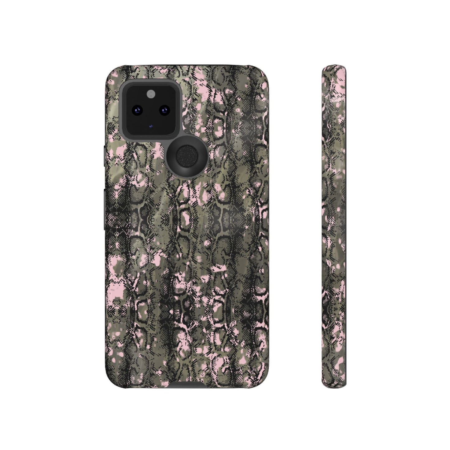 Stylish Snake Print Phone Case for Tough Protection