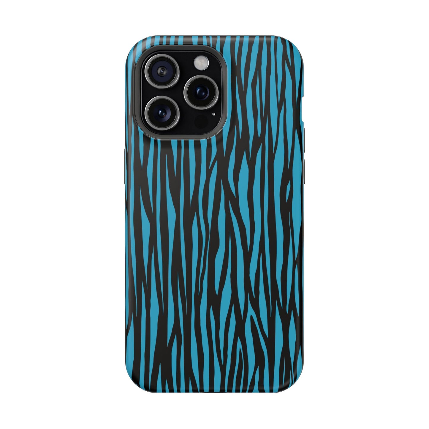 Zebra Print Magnetic Tough Case for iPhone - Durable & Stylish Phone Protection