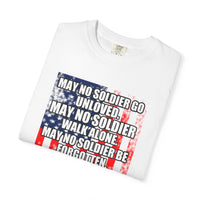 Patriotic T-shirt for Veterans, Memorial Day, Independence Day, Military Support, Casual Wear, Unisex Tee