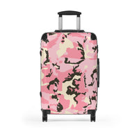 Stylish Camo Pink Suitcase for Fashionable Travel