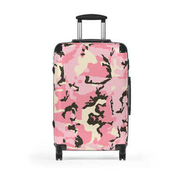 Stylish Camo Pink Suitcase for Fashionable Travel