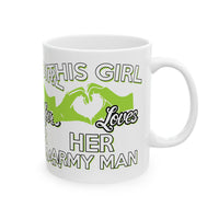 Love Coffee Mug, Ceramic Cup for Coffee Lovers, Valentine's Day Gift, Unique Love Design, Birthday Present, 11oz, 15oz