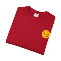 Smile Circle Unisex Garment-Dyed T-Shirt - Fun Casual Tee for Everyday Wear